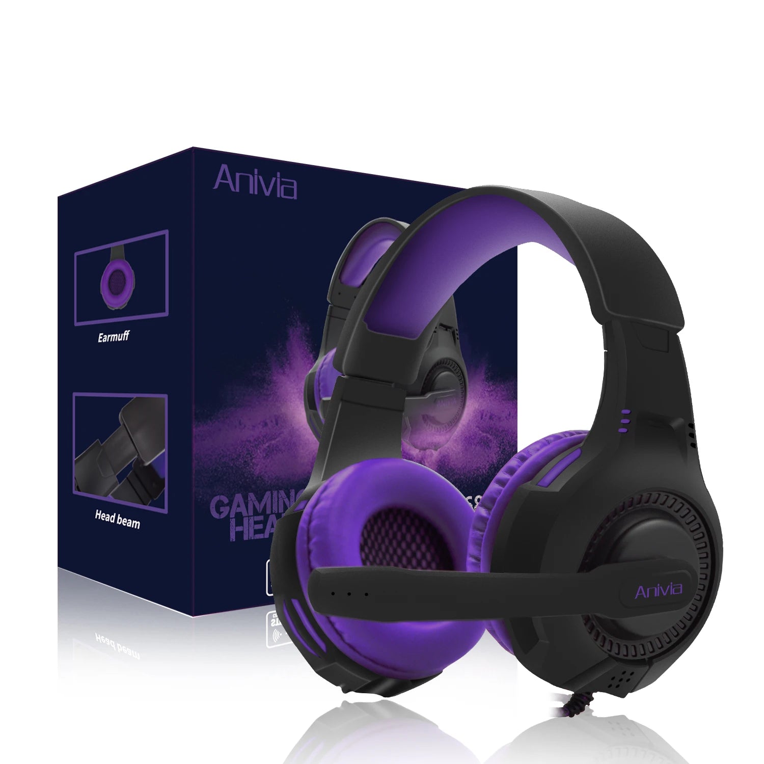 Wired Gaming Headset with Mic Noise Isolating Over-Ear, PC/PS4/PS5/Xbox Compatible, Volume Control, 3.5mm Audio Jack S618a549ce513470fa376be4b5d3a81096 Amrit Store